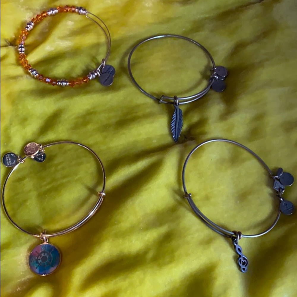 Alex and Ani all 4 bangles!